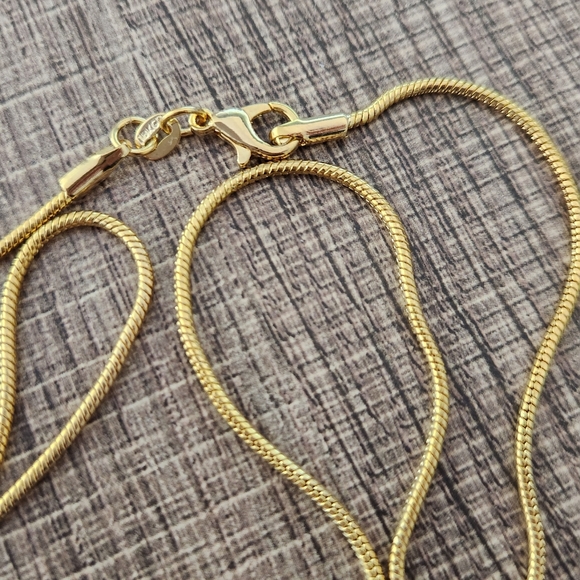 18K gold plated sterling silver chain - Picture 2 of 4